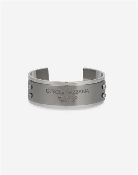 bratara dolce gabbana barbati|BRACCIALE in Silver for Men .